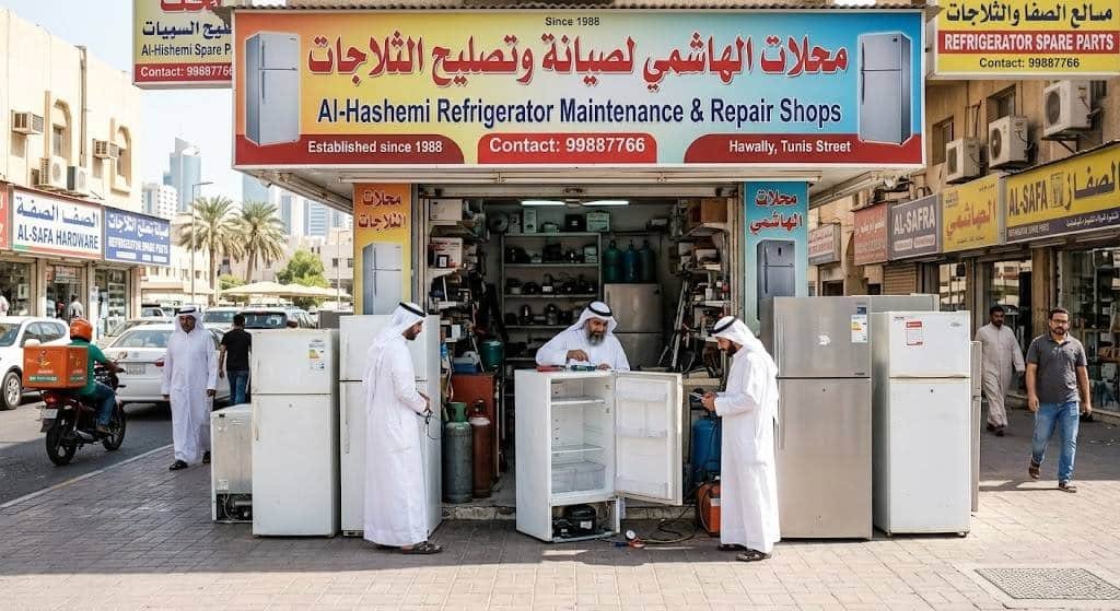 محلات تصليح ثلاجات الكويت
